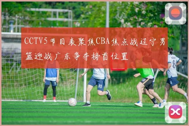 CCTV5节目表聚焦CBA焦点战辽宁男篮迎战广东争夺榜首位置